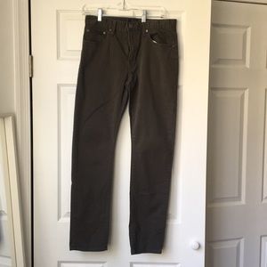 Gap slim dark grey khakis